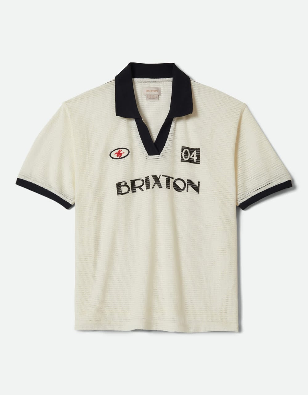 BRIXTON Varsity Womens Retro Tee - BLK/WHT