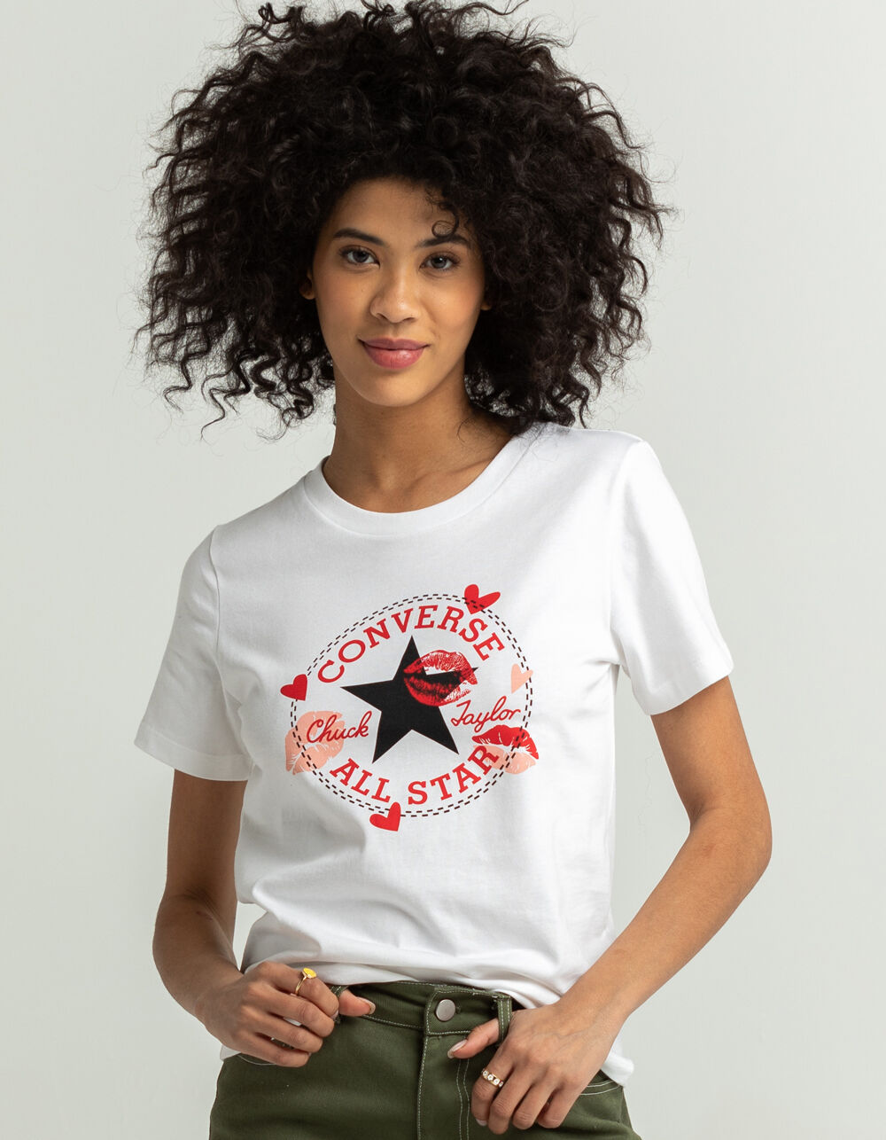 CONVERSE Valentines Day Womens Tee - WHITE | Tillys