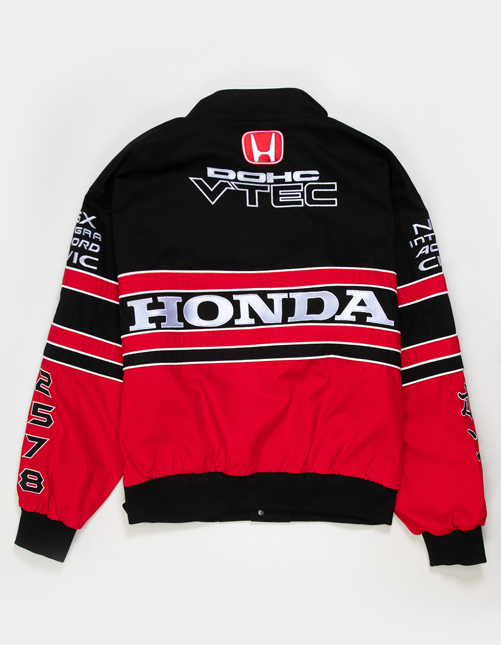 HONDA Tribute Mens Racer Jacket - BLACK COMBO
