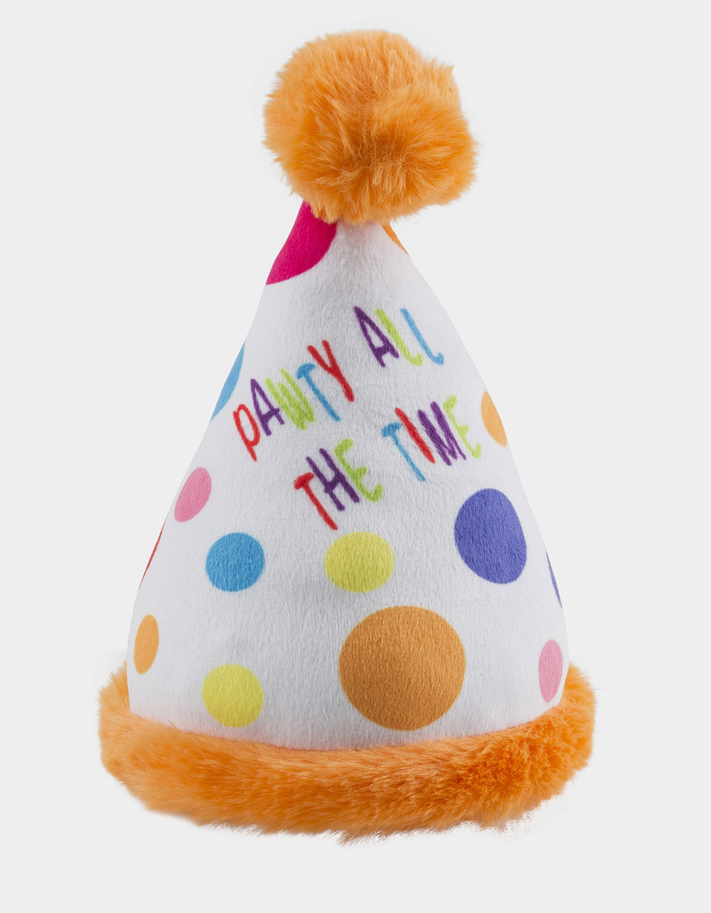 HAUTE DIGGITY DOG Happy Birthday Pawty Hat Dog Toy
