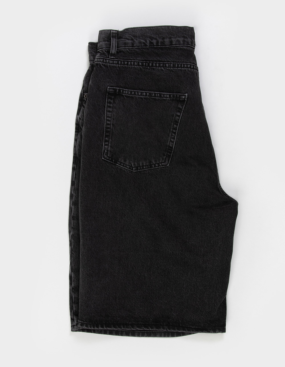 BDG Urban Outfitters Jack Mens Relaxed Wide Fit Shorts - BLACK