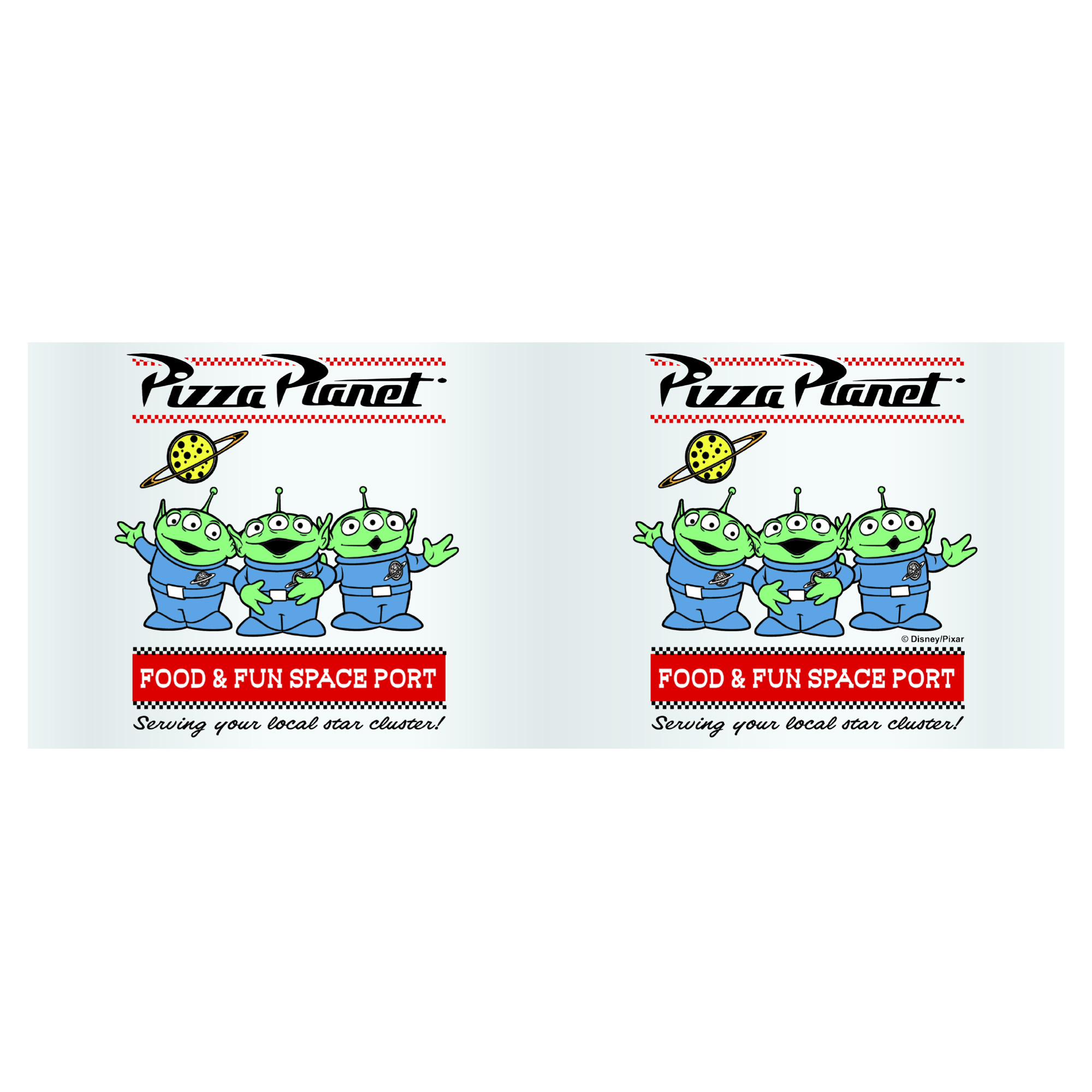TOY STORY 24 oz. Pizza Planet Surf Plastic Cup - CLEAR