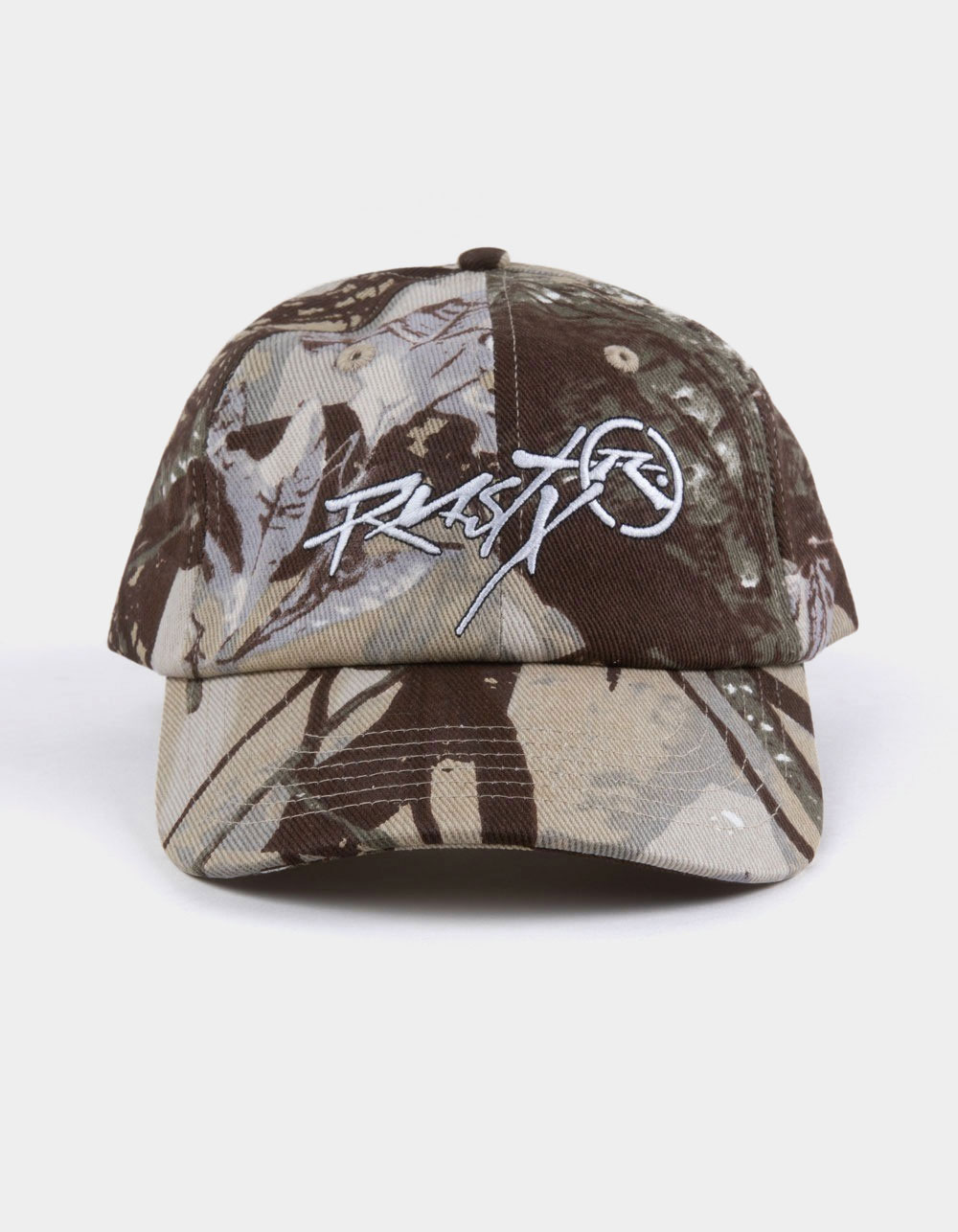 RUSTY Rambo Camo Dad Cap Strapback Hat - CAMO