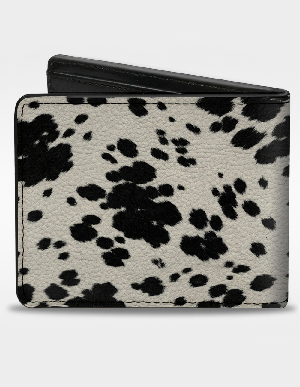 BUCKLE-DOWN Cow Print Bifold Wallet - MULTI
