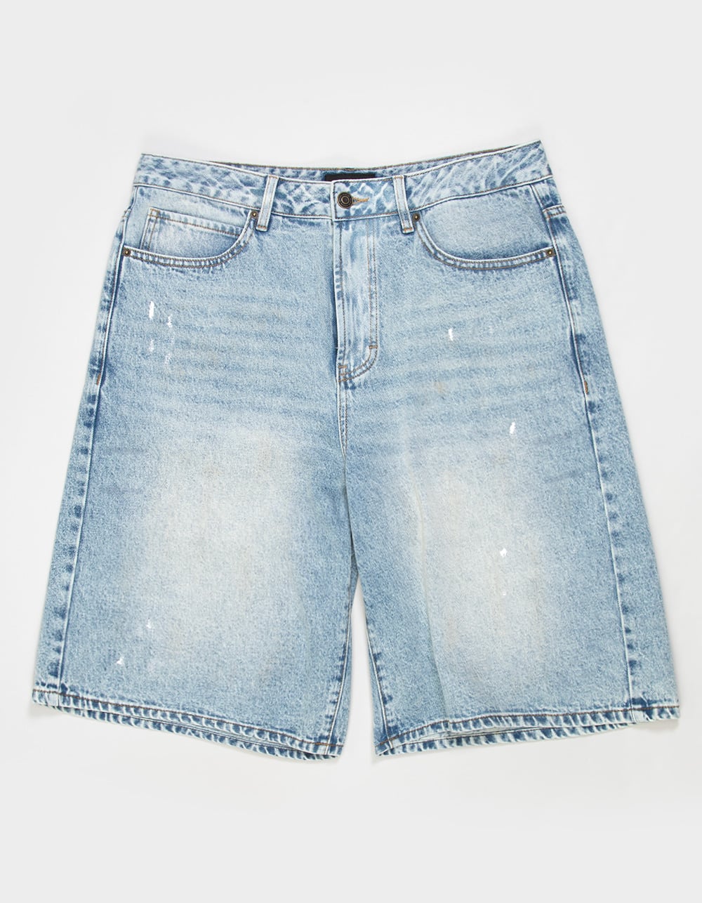 RSQ Mens Baggy Jorts - LIGHT INDIGO