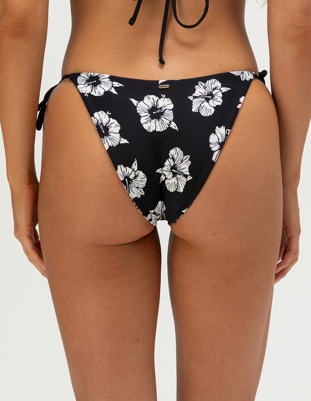 RIP CURL Agoura Reversible Tie Side Cheeky Bikini Bottoms - BLACK COMBO
