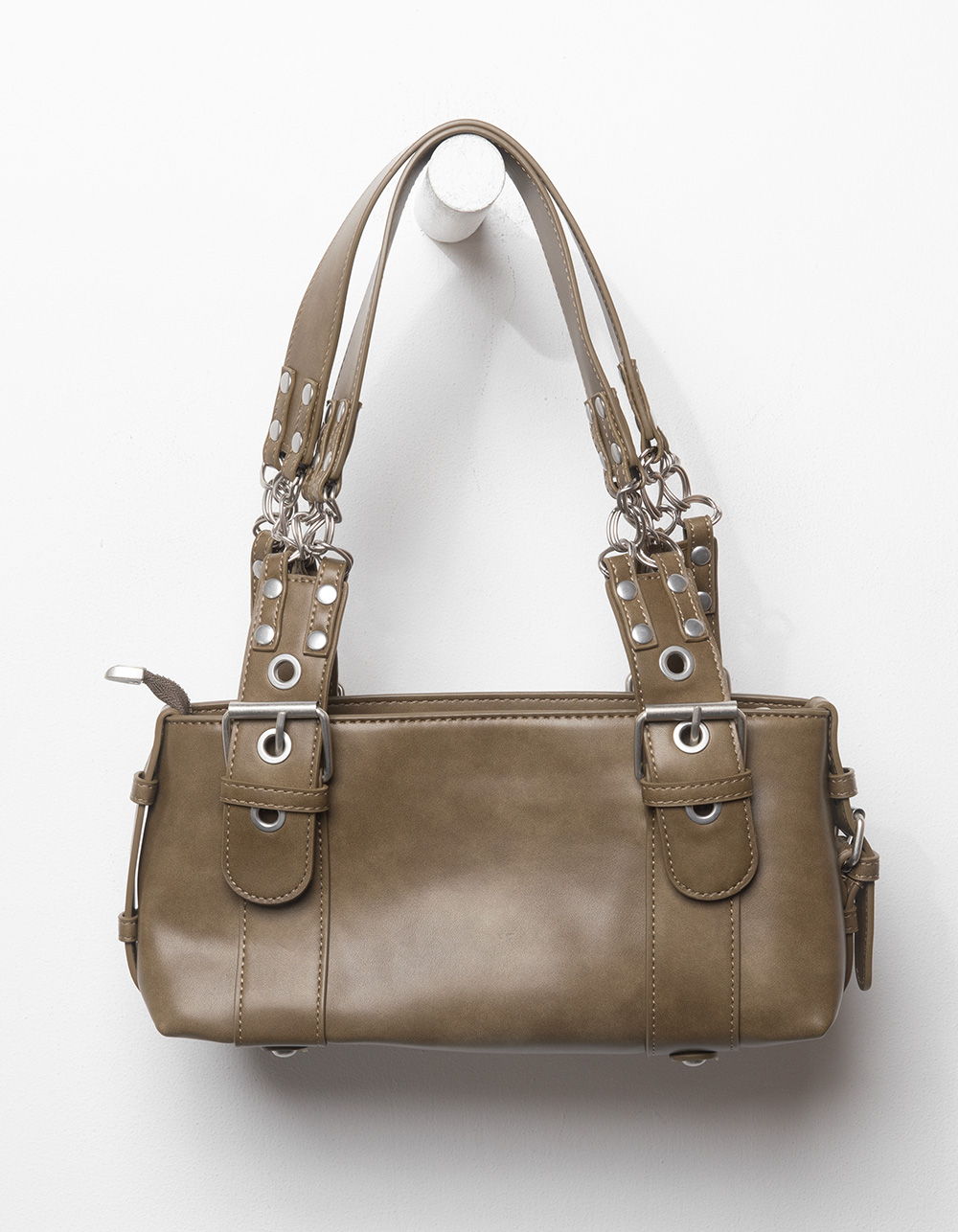 Kenz Moto Shoulder Bag - OLIVE