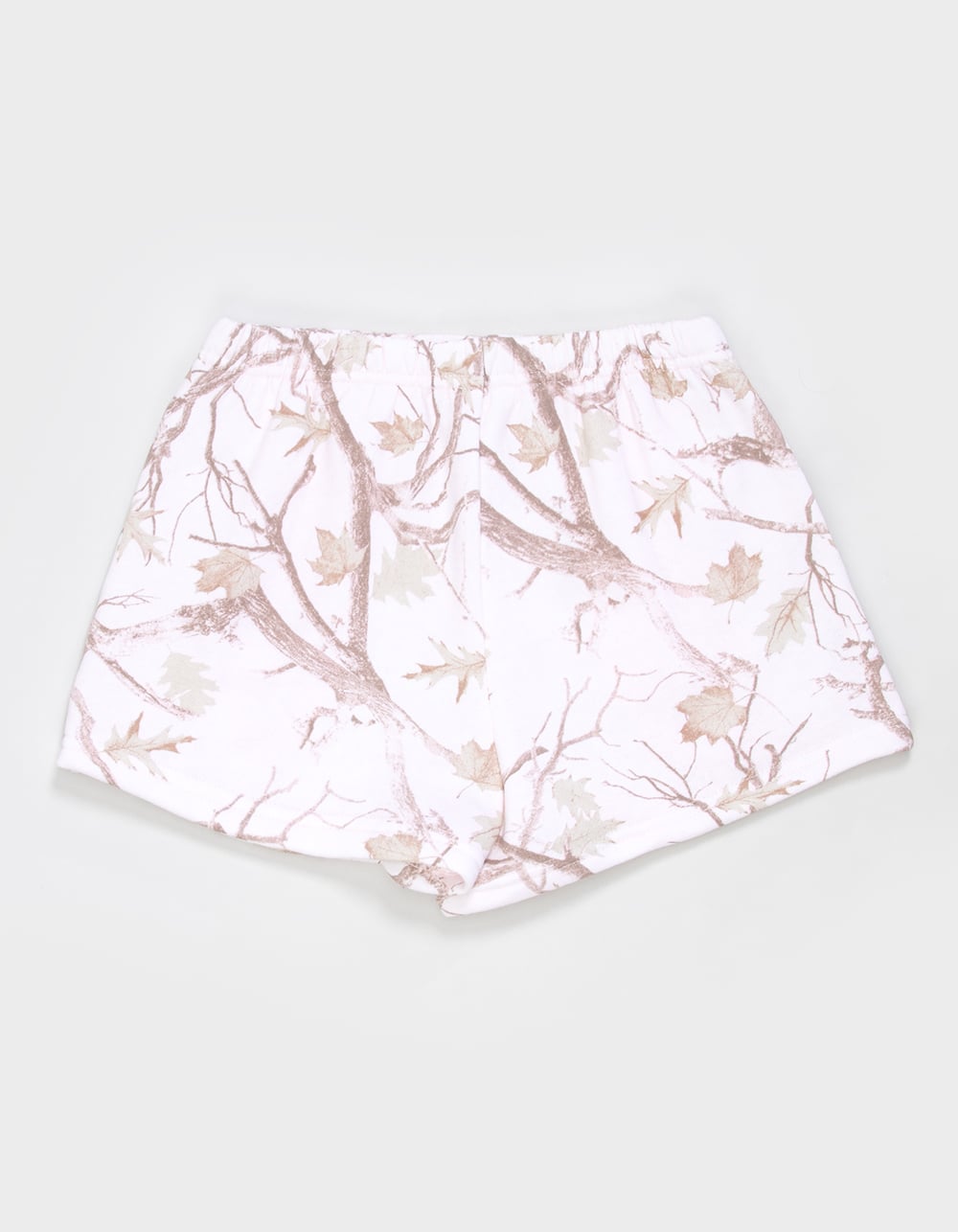 FULL TILT Girls Camo Sweat Shorts - PINK COMBO