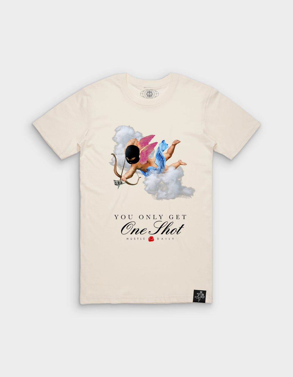 HASTAMUERTE One Shot Mens Tee - NATURAL