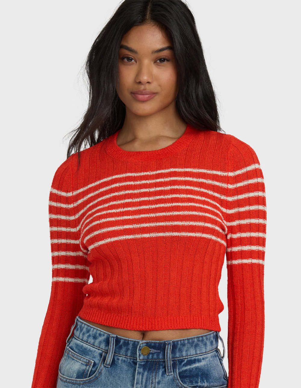 BILLABONG Clare Womens Fitted Sweater - RED
