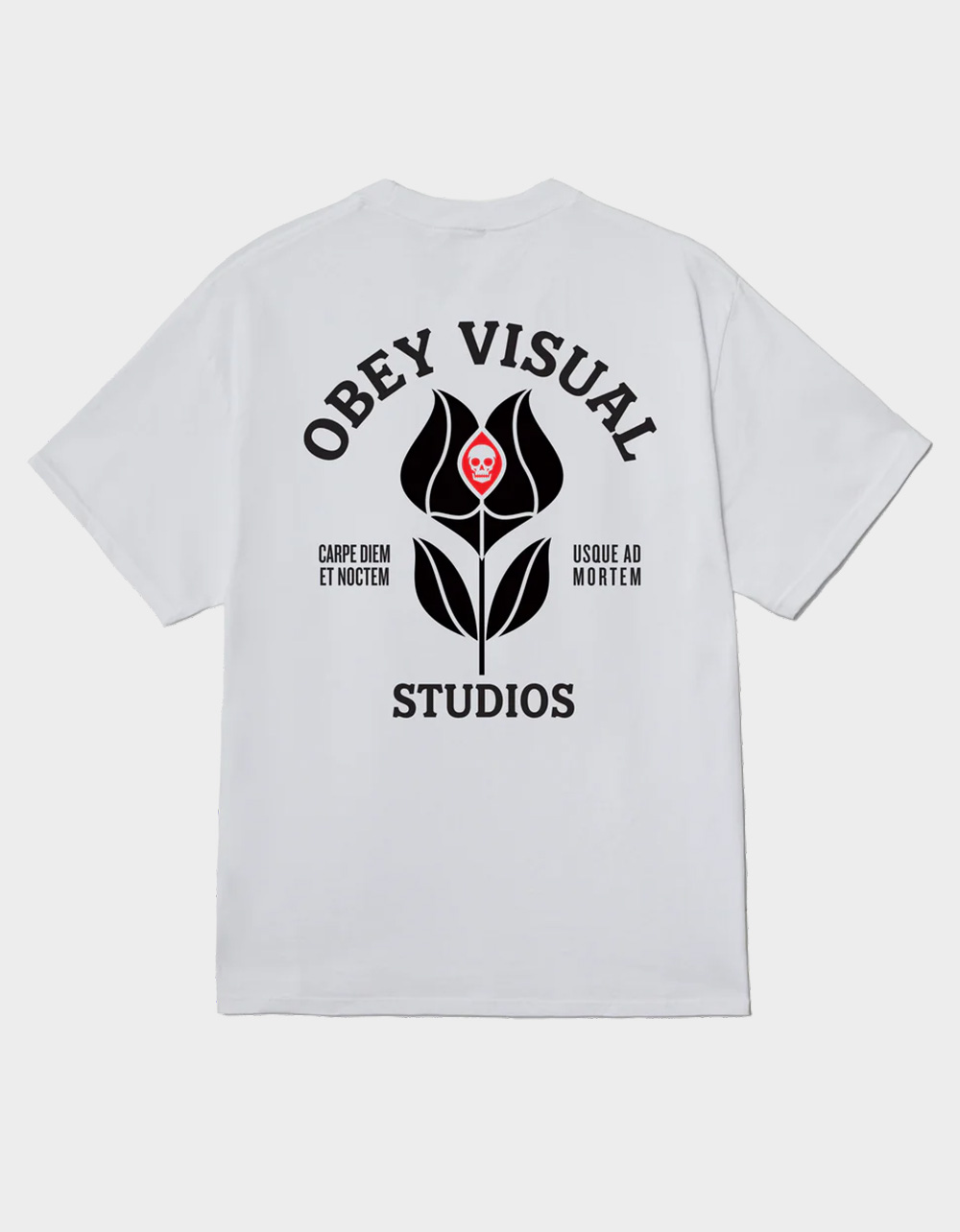 OBEY Visual Studios Flower Mens Tee - WHITE
