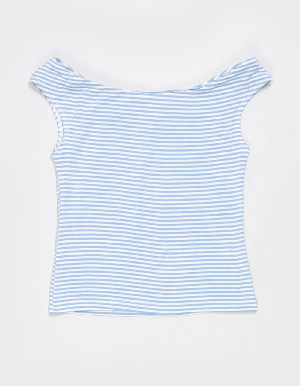 FULL TILT Girls Stripe Off The Shoulder Top