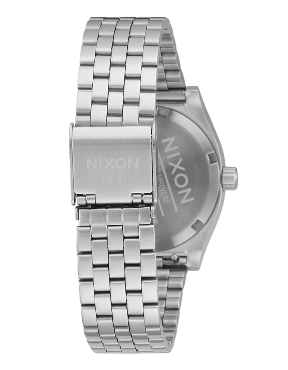 NIXON Medium Time Teller Watch - SILVER/PINK