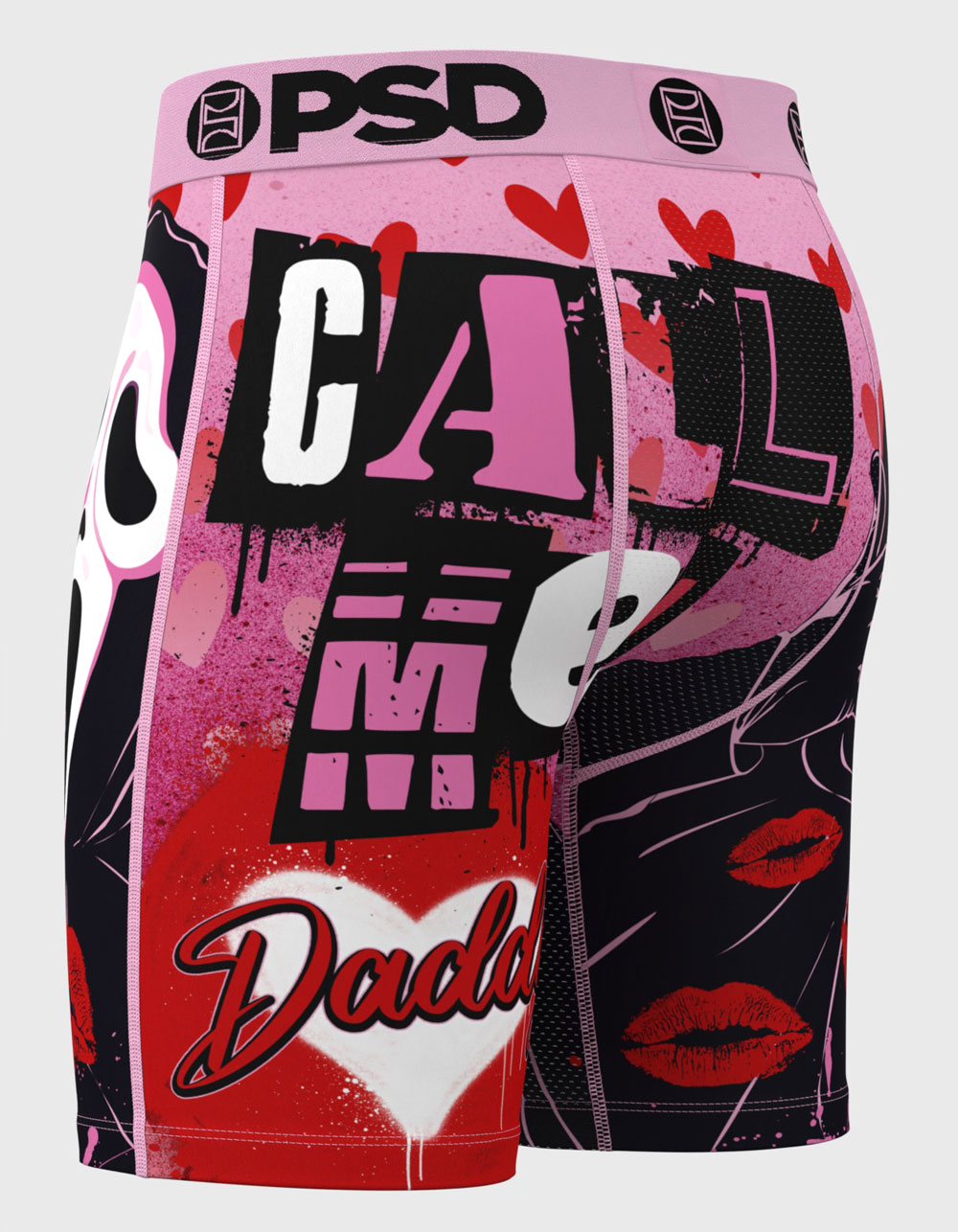 PSD Daddy Ghostface Mens Boxer Briefs - MULTI