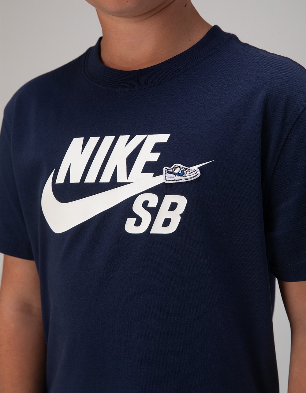 NIKE SB Boys Tee - NAVY