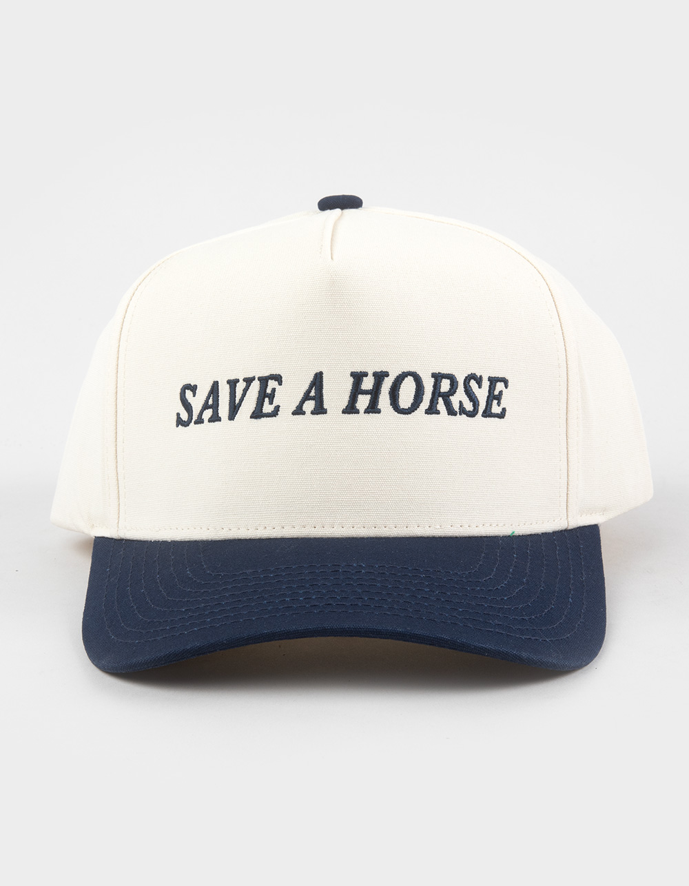 BRIXTON Save A Horse Womens Snapback Hat - NAVY