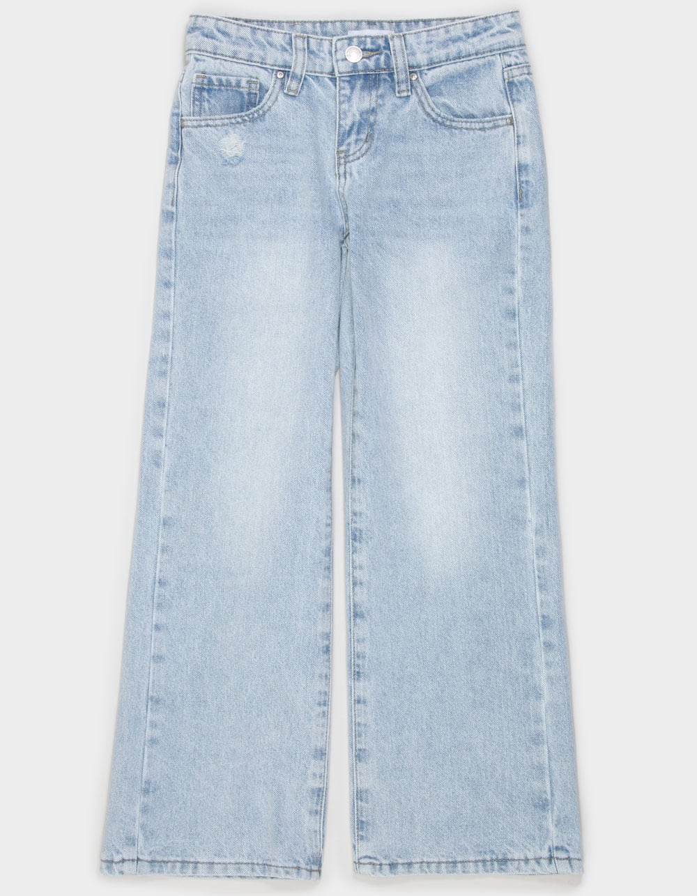 RSQ Girls Low Rise Wide Leg Jeans - LIGHT WASH