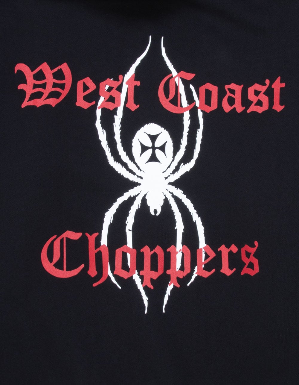 WEST COAST CHOPPERS Redline Mens Hoodie - BLACK