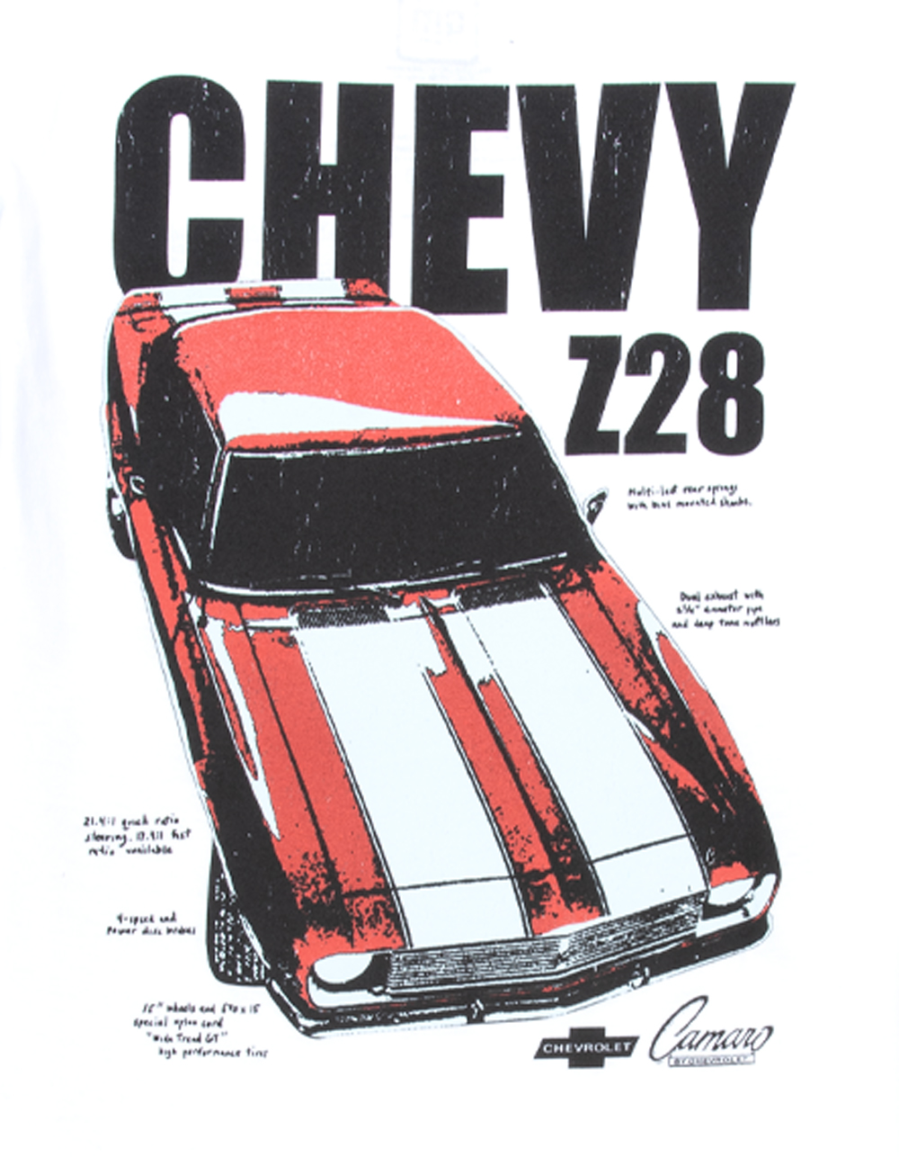 CHEVROLET Camaro Boys Tee - WHITE