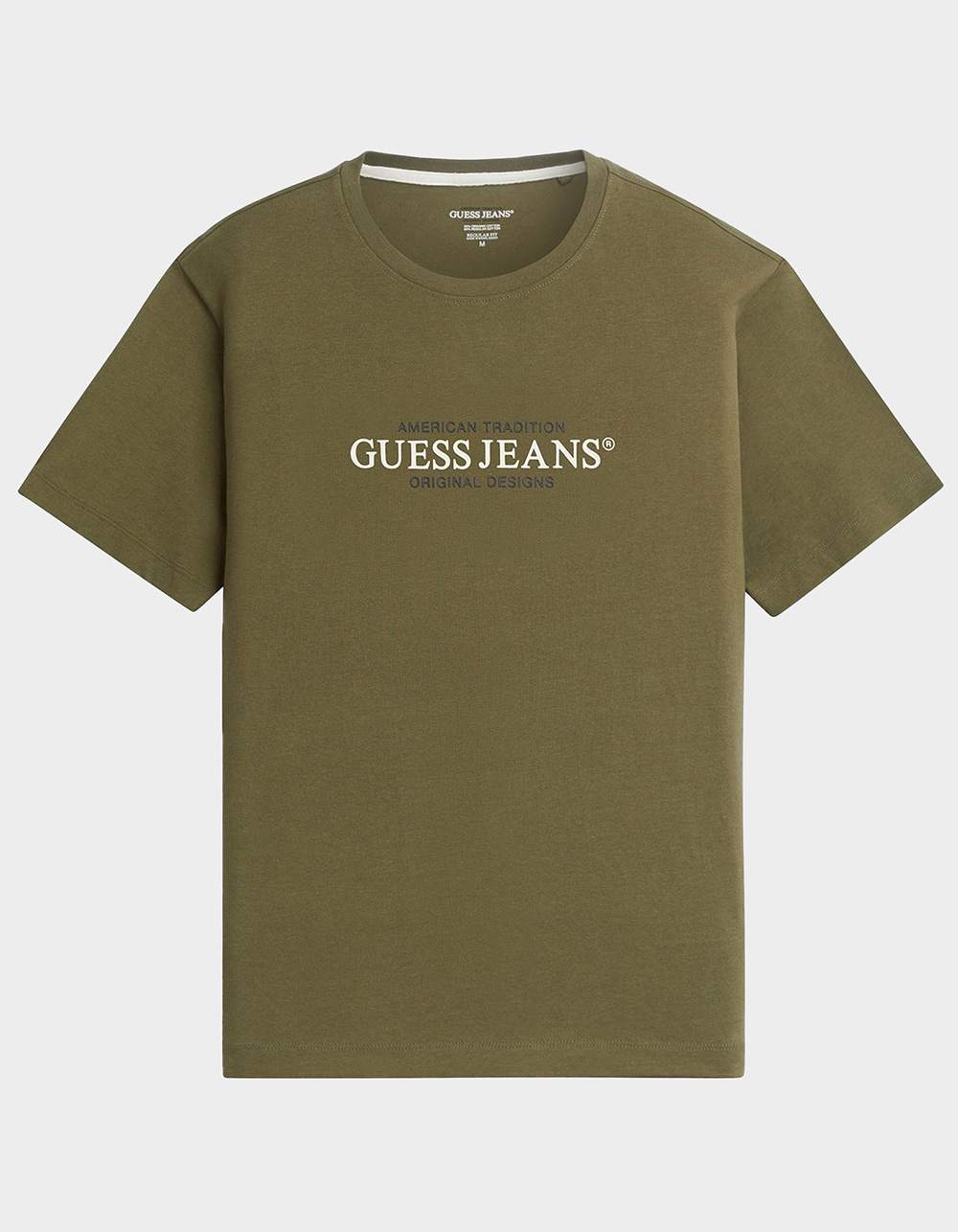 GUESS JEANS American Tradition Mens Tee - OLIVE