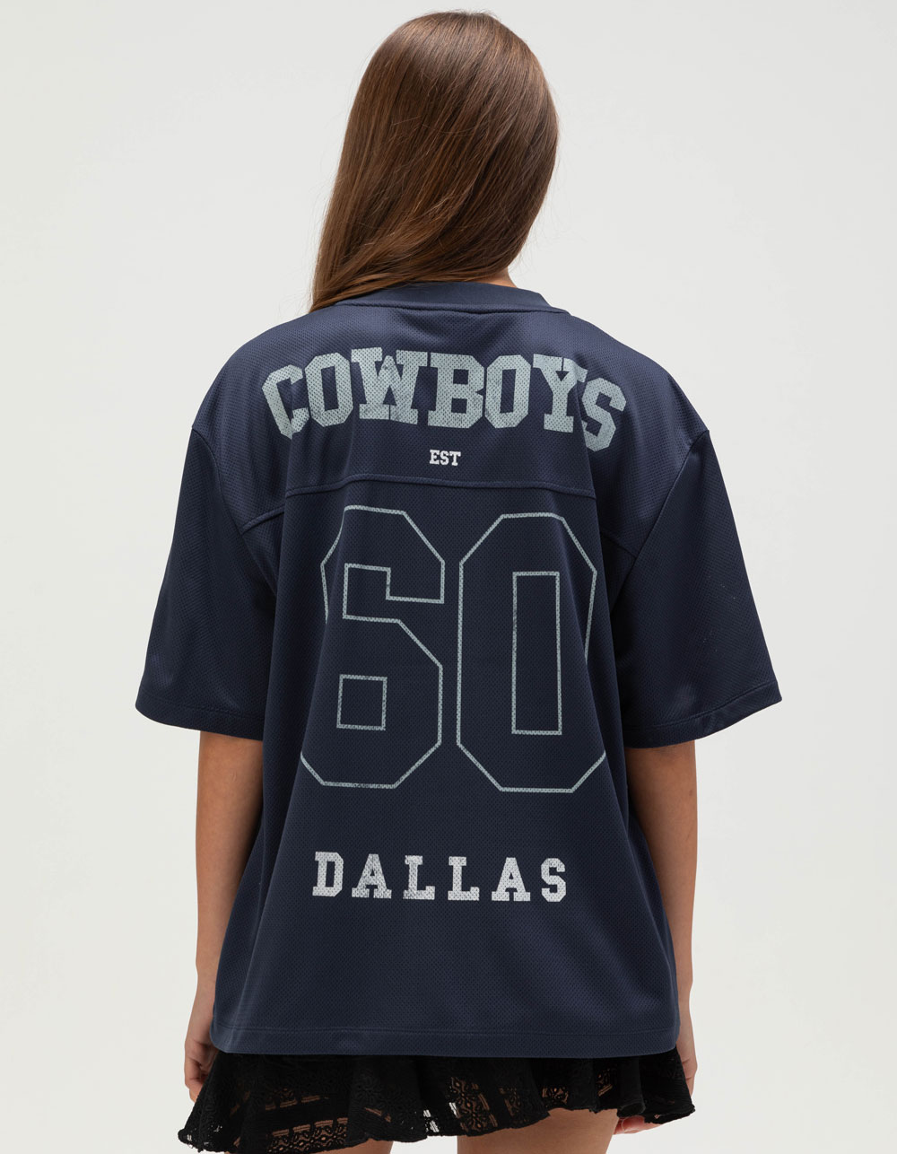 THE WILD COLLECTIVE Dallas Cowboys Womens Jersey - BLUE