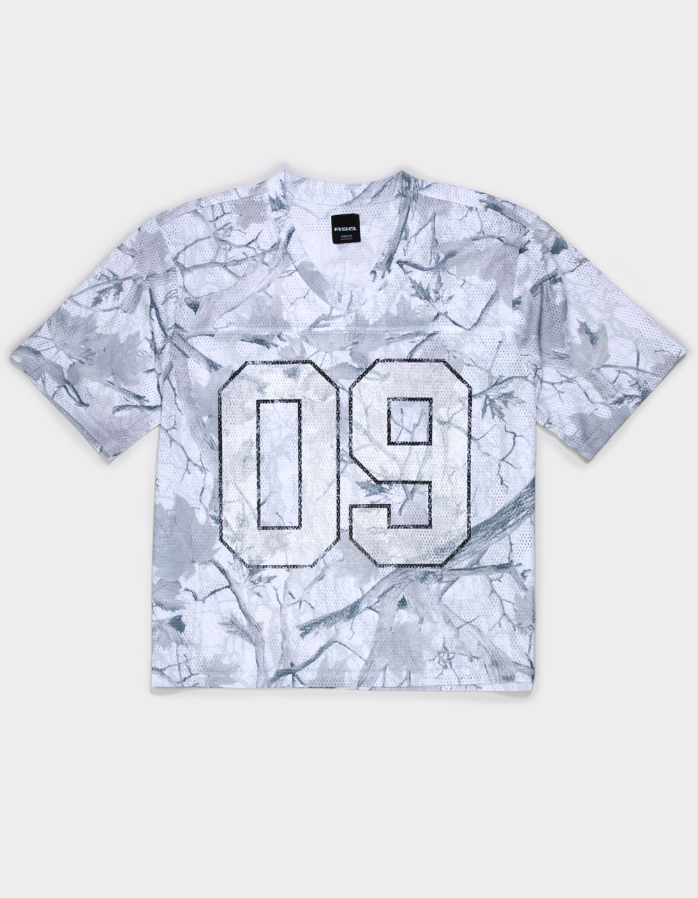 RSQ Mesh Boxy Football Jersey - GRAY