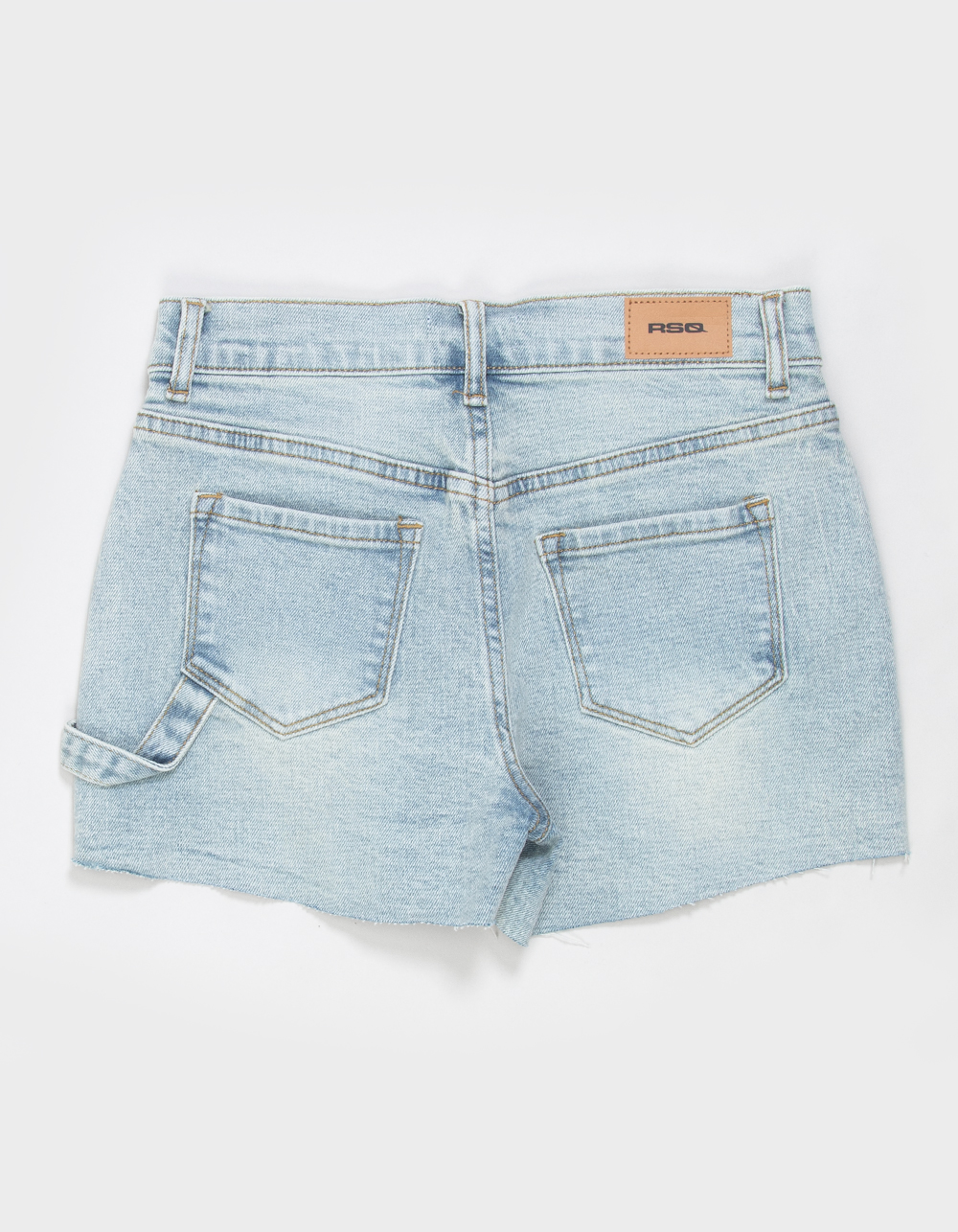 RSQ Girls Carpenter Shorts - LIGHT WASH