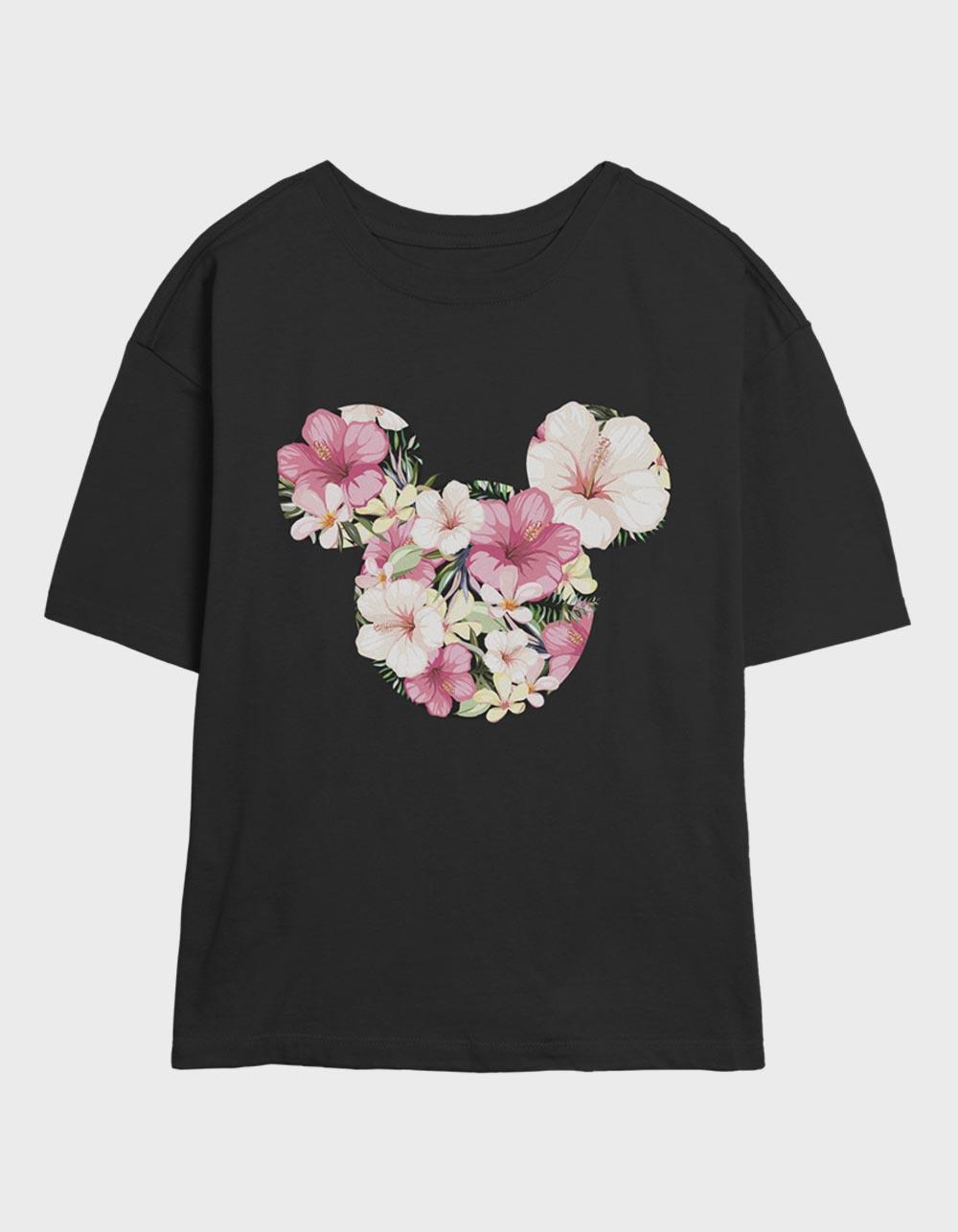 DISNEY Tropical Mouse Unisex Tee - BLACK