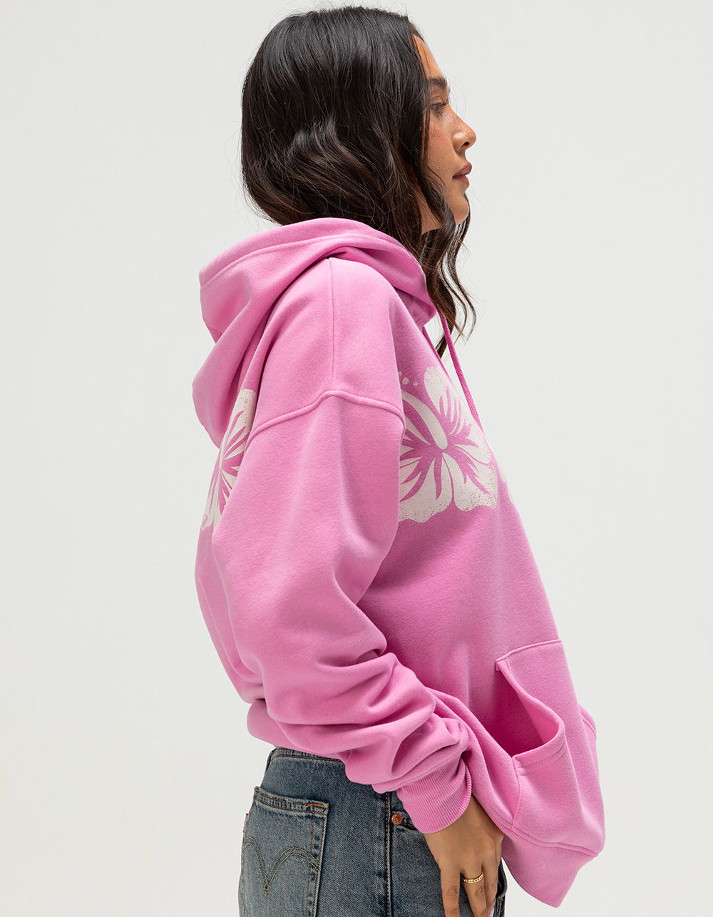 ROXY Shoreside Womens Hoodie - PINK