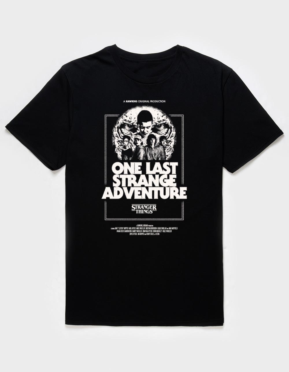 STRANGER THINGS Last Adventure Unisex Tee - BLACK