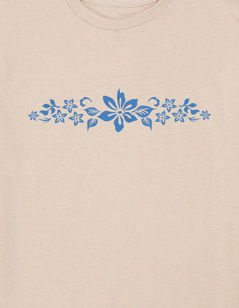 FLOWER Line Up Chain Unisex Kids Tee - SAND