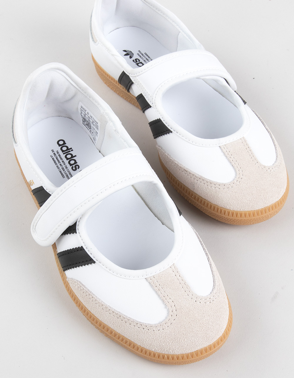 ADIDAS Originals Samba Jane Girls Shoes - WHT/BLK