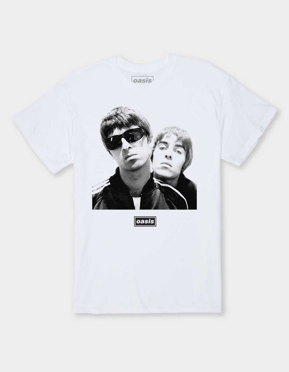 OASIS Band Photo Unisex Tee - WHITE
