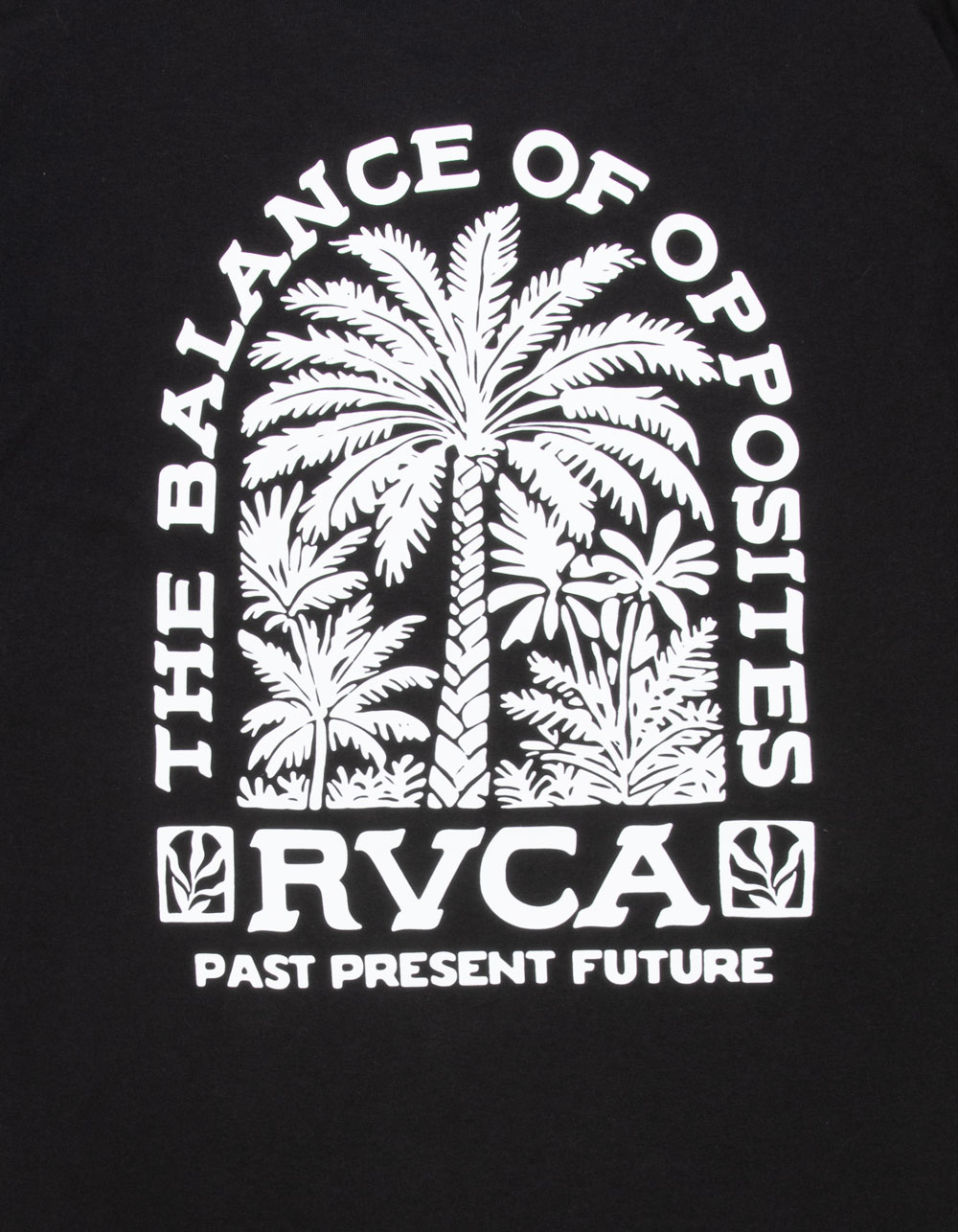 RVCA Palm Grove Mens Tee - BLACK