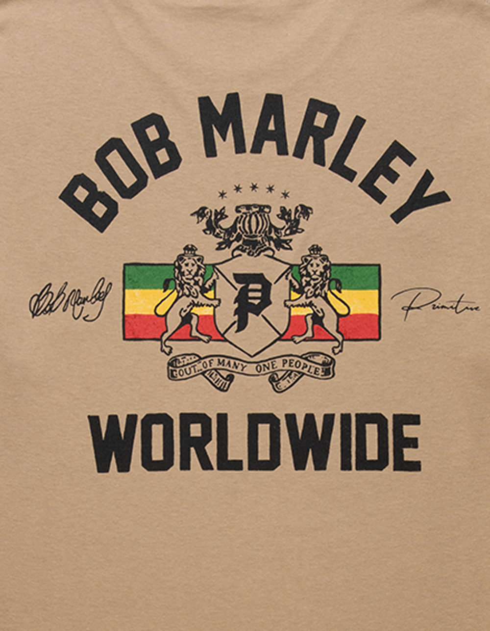 PRIMITIVE x Bob Marley Heritage Mens Tee SAND Tillys