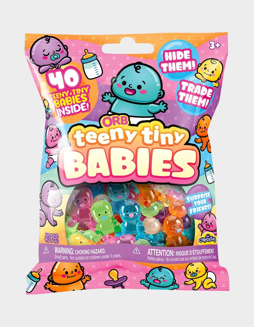 ORB Teeny Tiny Babies Miniature Collectible 40 Pack - ASST