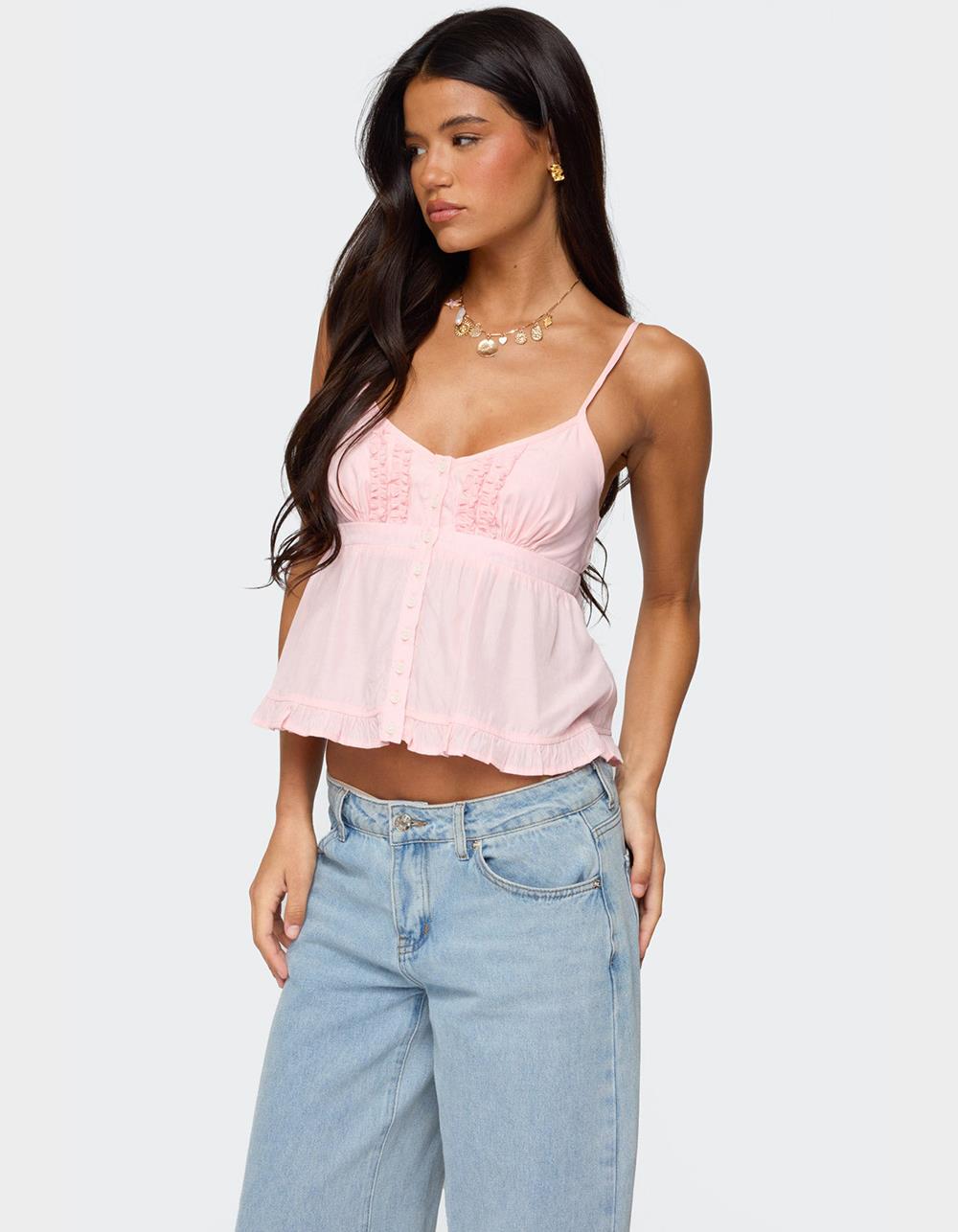 トップス Melt the lady tiny fluffy tank+ tops Melt the lady tiny fluffy tank+ tops