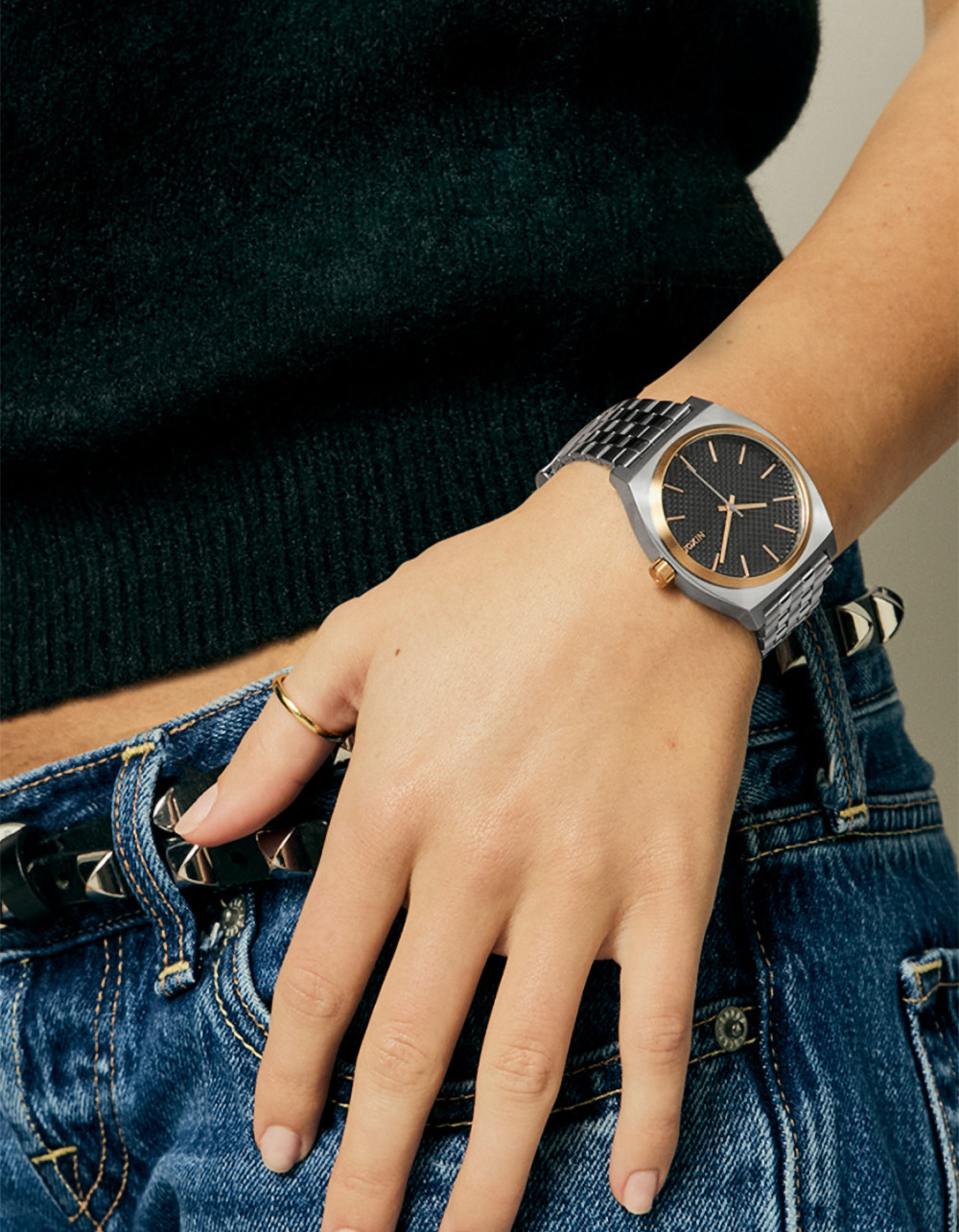 NIXON Time Teller Watch - SILVER