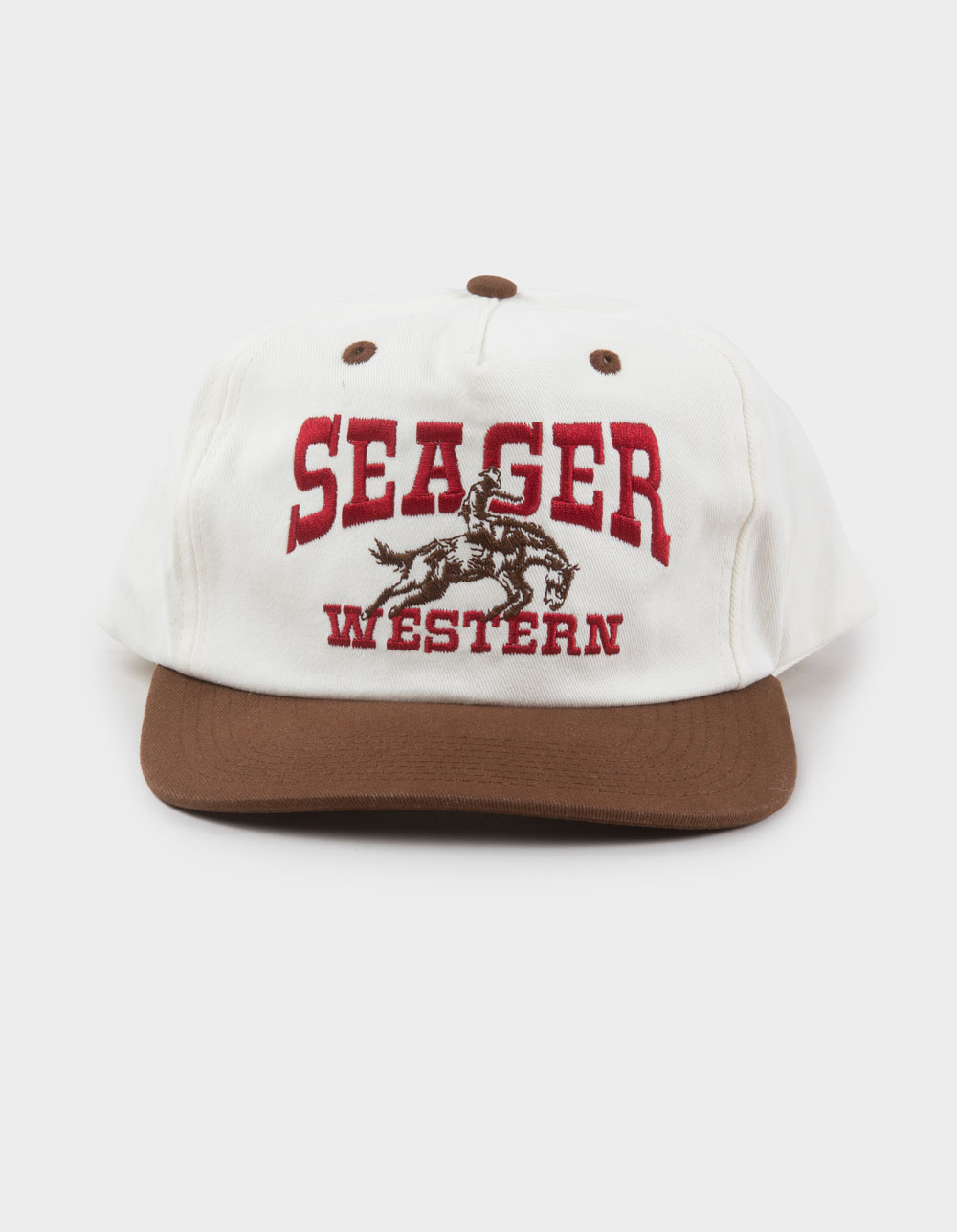 SEAGER Rodeo Snapback Hat - Cream Combo