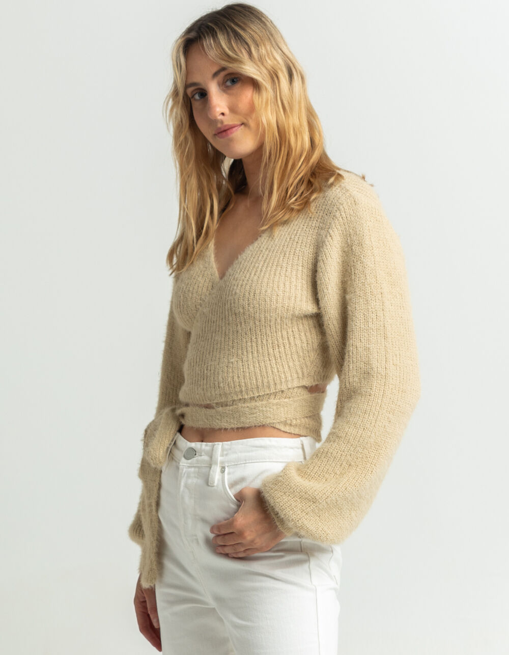 WEST OF MELROSE Eyelash Womens Wrap 