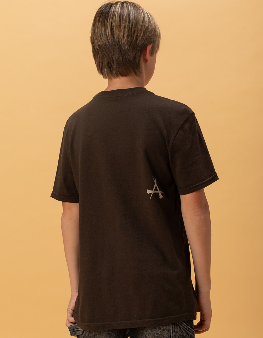 AFFLICTION Jump Boys Tee - BROWN