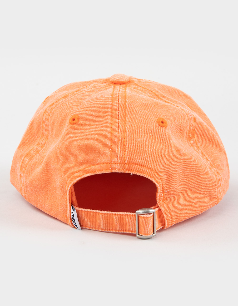 OBEY Pigment Bold 6 Panel Strapback Hat - ORANGE