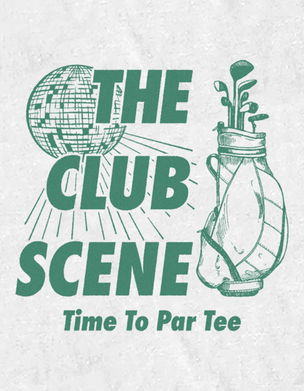 GOLF Club Scene Unisex Tee - WHITE
