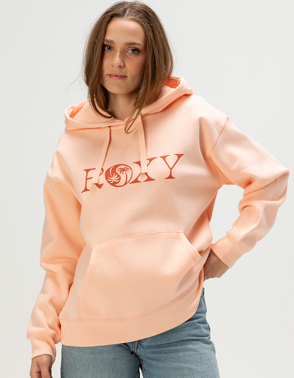 ROXY Wailea Womens Hoodie - PEACH