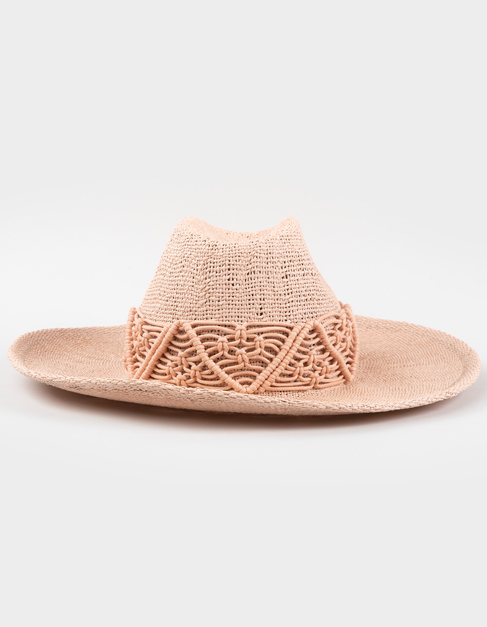 BRIXTON Matteo Womens Straw Hat - PINK