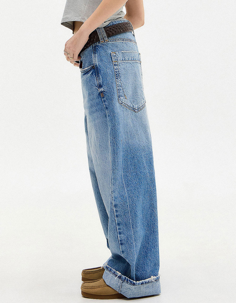 BDG Urban Outfitters Jaya Womens Baggy Jeans - VINTAGE