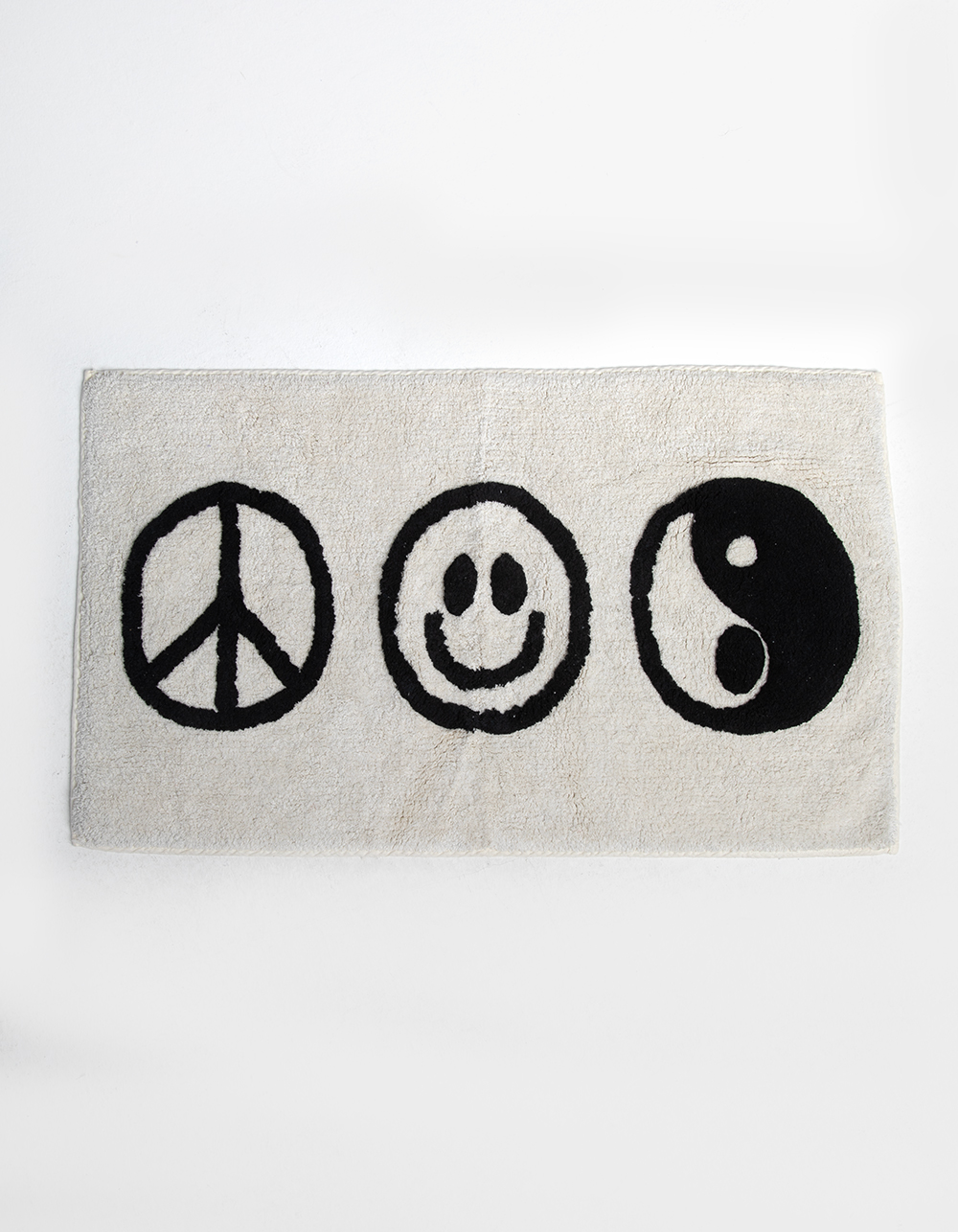 Icon Bath Mat - BLACK/WHITE