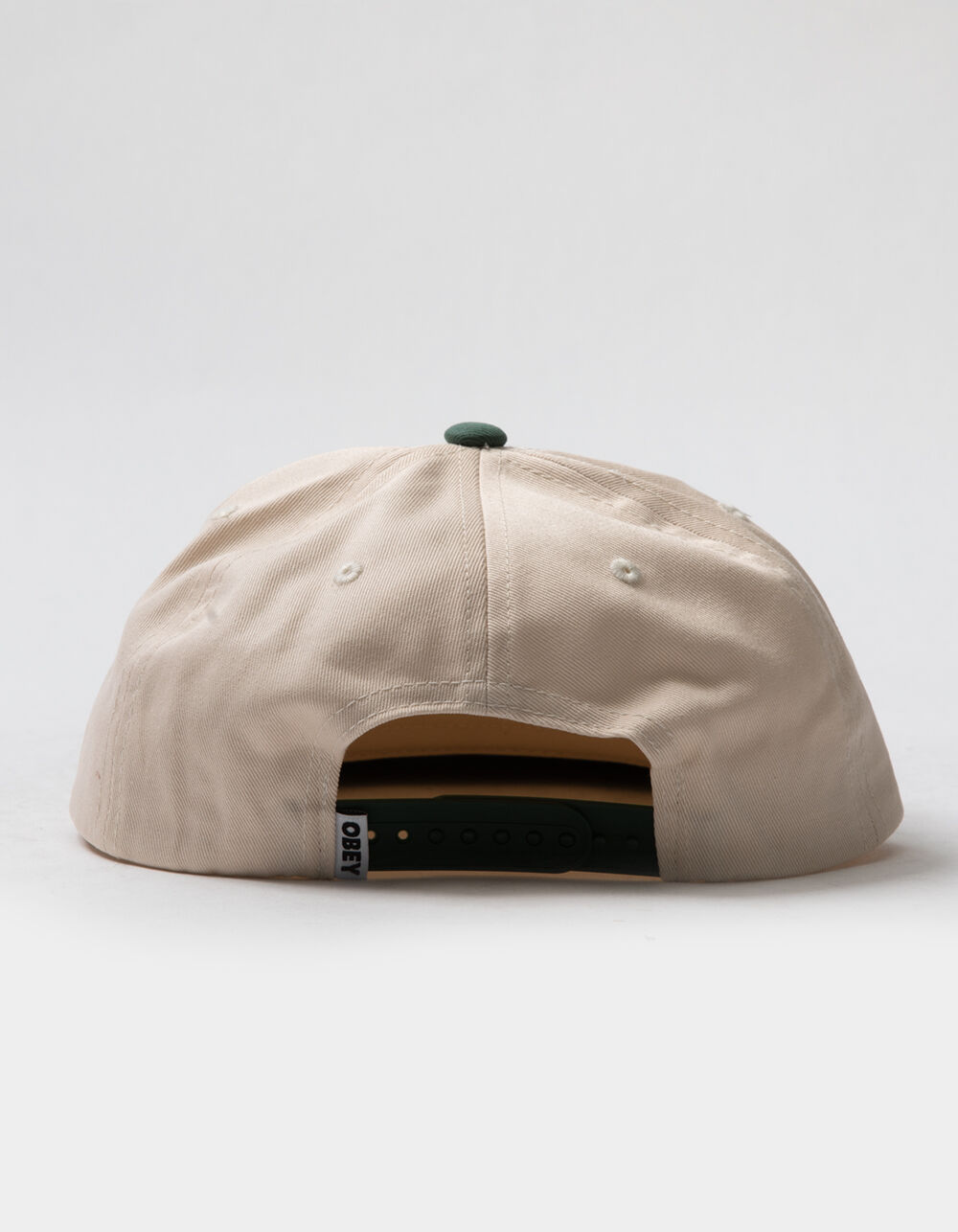 Obey Sunshine 6 Panel Khaki Snapback Hat