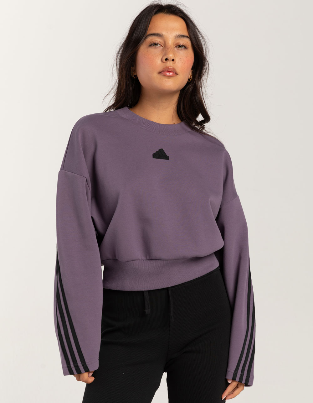 ADIDAS Future Icon 3-Stripes Womens Crewneck Sweatshirt