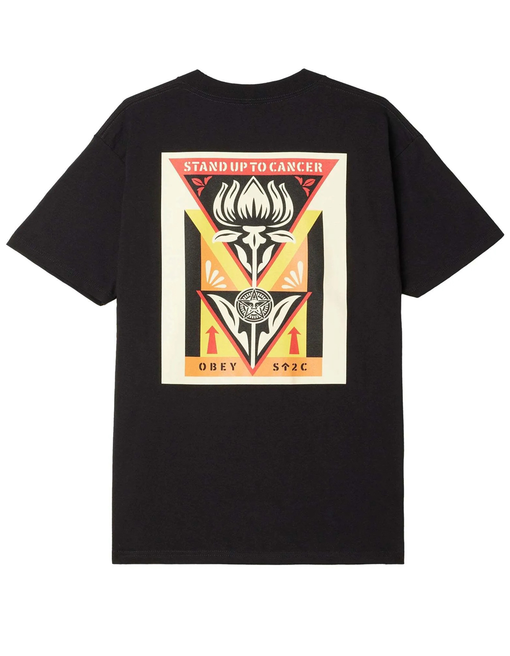 OBEY Stand Up To Cancer Mens Classic Tee - BLACK | Tillys